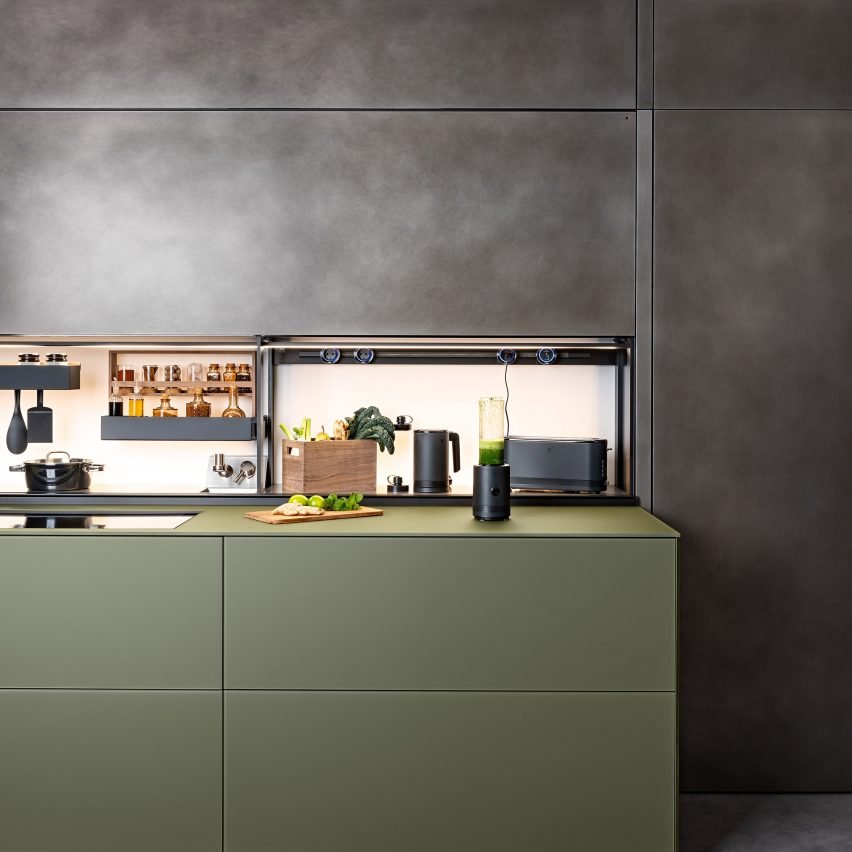 New Logica storage panels by Valcucine